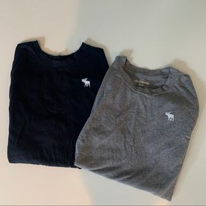 Bundle of two Abercrombie long sleeve shirts